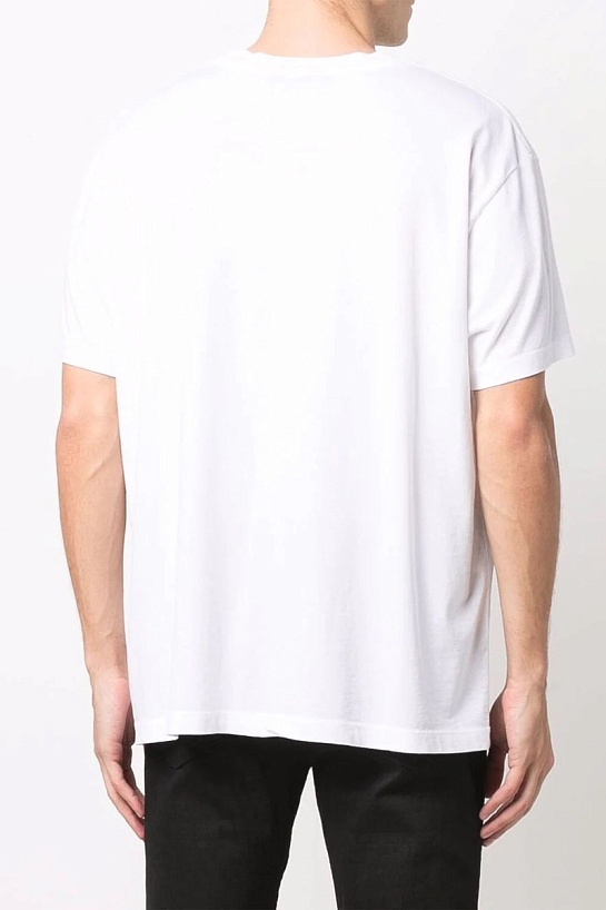 Оверсайз футболка Amiri Broken Heart - White