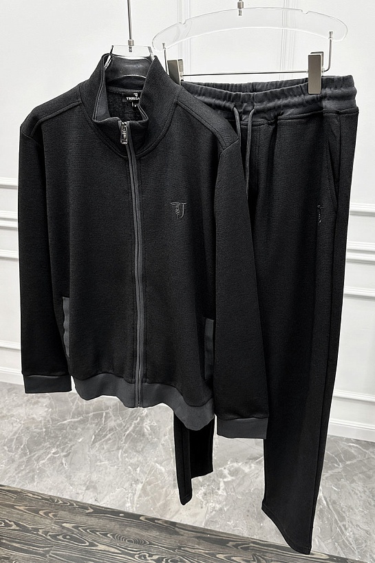Мужской костюм Trussardi embroidered logo - Black