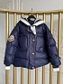 Темно-синяя женская куртка Moncler