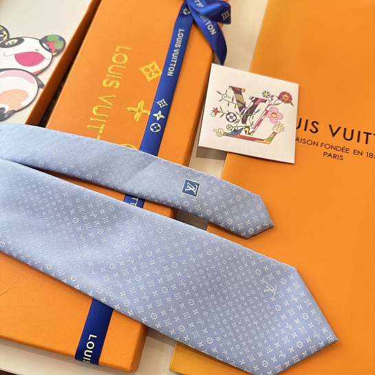 Галстук Louis Vuitton Monogram premium - Blue