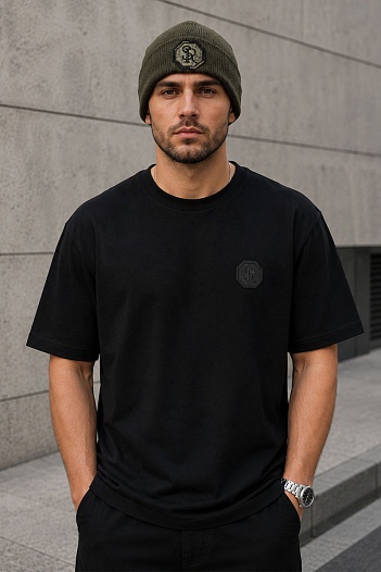Шапка Stefano Ricci logo-embroidered - Khaki   