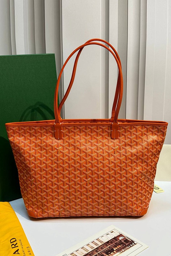 Кожаная сумка Goyard Artois premium 31x24x15 см