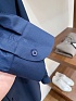 Мужская тёмно-синяя рубашка Kiton premium
