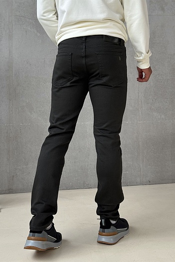 Мужские тёмно-серые джинсы Emporio Armani   