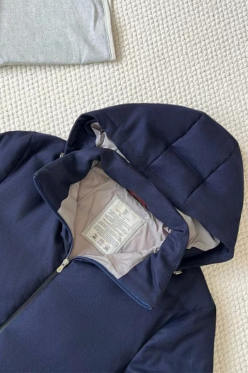 Мужской пуховик Brunello Cucinelli Premium - Navy   