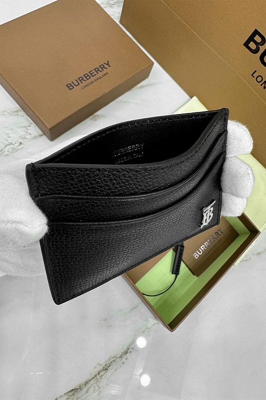 Кожаный кардхолдер Burberry Premium 10x7 см