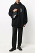 Оверсайз худи Balenciaga Paris Olympics Flame embroidered-logo
