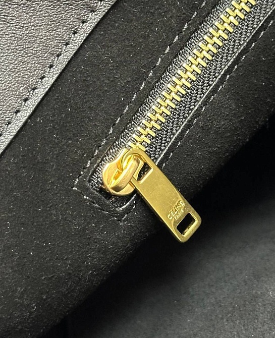 Женская сумка Celine Appoline Medium Premium 37.5x22x16 см - Black