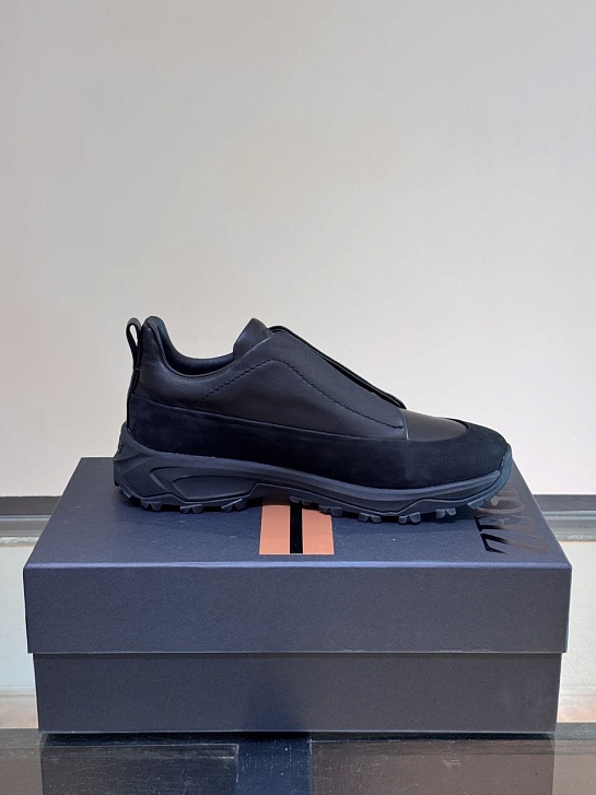 Мужские кроссовки Zegna Triple Stitch Monte - Navy