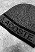 Мужская шапка Lacoste серого цвета