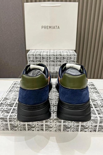 Мужские кроссовки Premiata Mick - Blue / Green   