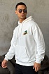 Мужское белое худи Off-White Brush Arrow
