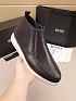 Кожаные лоферы с мехом Hugo Boss high-top - Brown