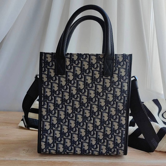 Текстильная сумка-планшет Dior 24x21 см