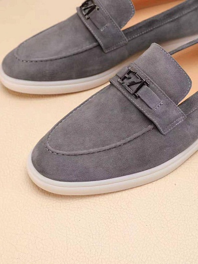 Мужские замшевые лоферы Ermenegildo Zegna   