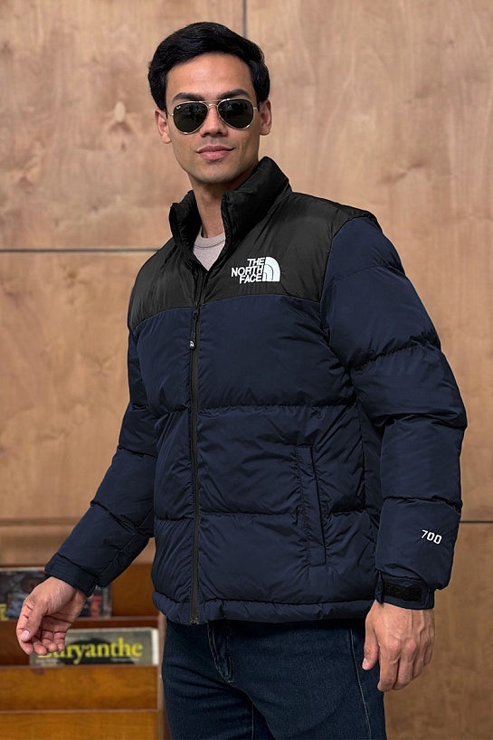 Тёмно-синий пуховик The North Face 1996 Retro Nuptse