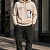 Утеплённое худи на флисе Dsquared2 x Ibrahimovic "ICON" - Beige