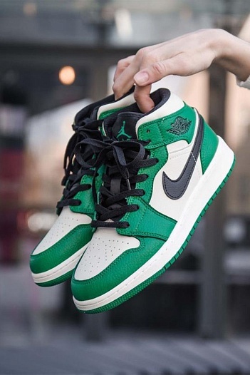 Кроссовки Nike Air Jordan 1 Mid "Pine Green"   