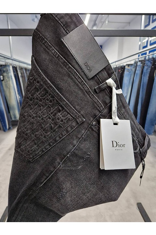 Мужские чёрные джинсы Dior