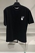 Чёрная оверсайз футболка Off-White Caravaggio Arrows
