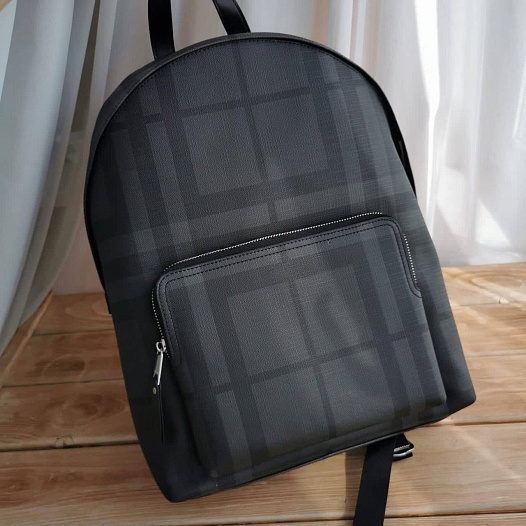 Кожаный рюкзак Burberry London Check 43x30 см   