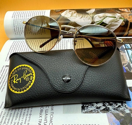 Солнцезащитные очки Ray-Ban New Round - Brown