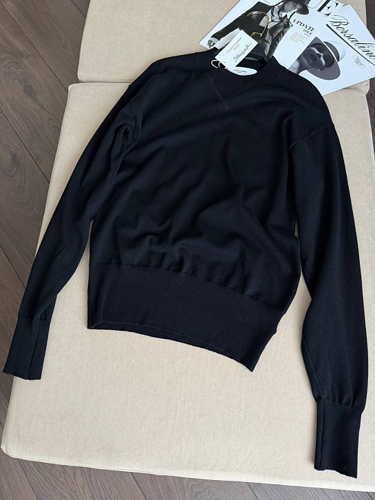 Женский трикотажный свитер Schiaparelli Premium - Black