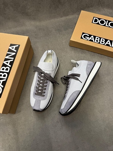 Мужские текстильные кроссовки Dolce & Gabbana    