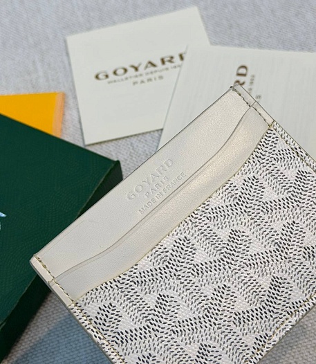Кожаный кардхолдер Goyard Saint Sulpice premium 10.5x7 см   