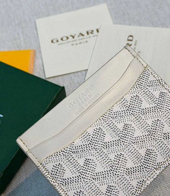 Кожаный кардхолдер Goyard Saint Sulpice premium 10.5x7 см