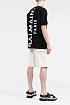 Футболка чёрного цвета Balmain Paris logo-print