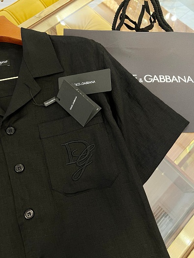 Льняная рубашка Dolce & Gabbana Premium   
