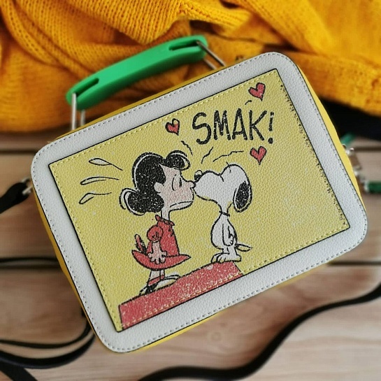 Женская сумка Marc Jacobs Peanuts Mini Box Snoopy 20x15 см
