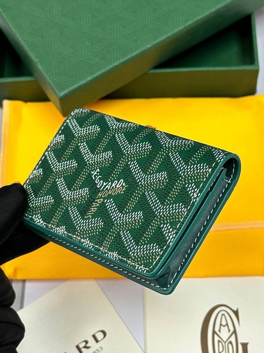 Кошелёк Goyard Malesherbes Premium 10.2x7x1.5 см - Green