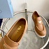 Женские кожаные лоферы Prada Premium - Brown