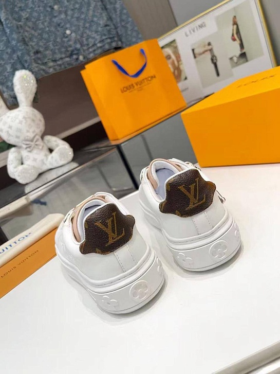 Кожаные женские кроссовки Louis Vuitton Time Out