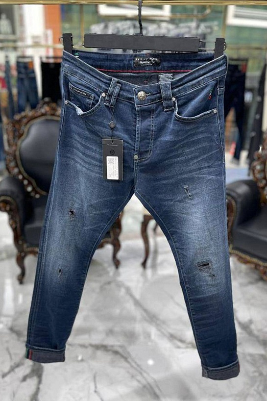 Мужские джинсы Philipp Plein Skull - Blue