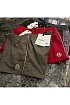 Мужские серые шорты Moncler logo-patch