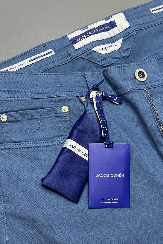 Мужские синие джинсы Jacob Cohen straight fit