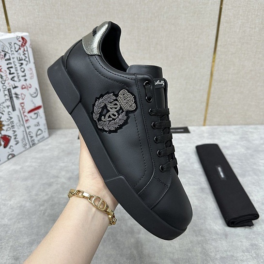 Мужские кроссовки Dolce & Gabbana Portofino crown-patch