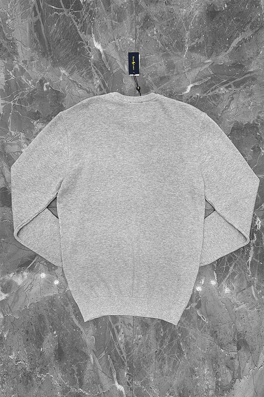 Мужской джемпер Роlо Ralрh Lаurеn pony-embroidered - Grey