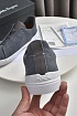 Серые кроссовки Ermenegildo Zegna Triple Stitch Canvas