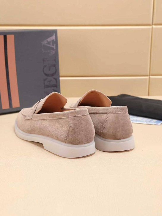 Мужские замшевые лоферы Ermenegildo Zegna