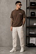 Оверсайз футболка Balenciaga Political Campaign - Brown