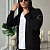 Чёрная кофта на молнии Moncler logo-embroidered