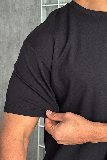 Мужская чёрная футболка Zilli   