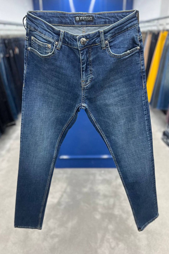 Мужские синие джинсы Brunello Cucinelli