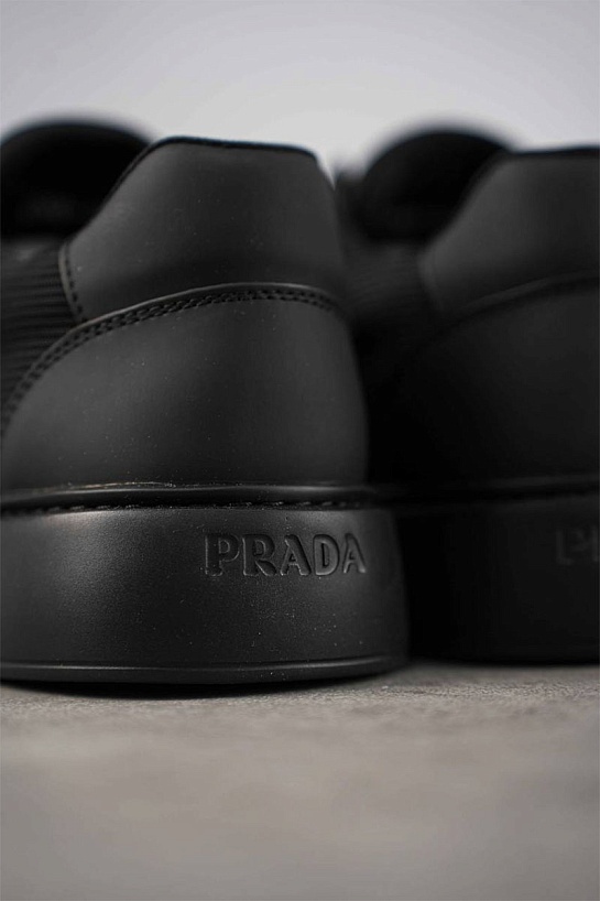 Мужские кроссовки Prada logo-plaque - Black
