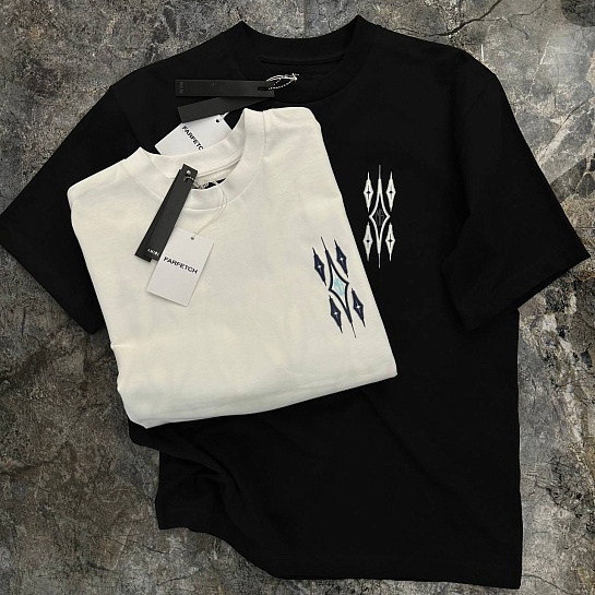 Футболка чёрного цвета Amiri Argyle Monogram