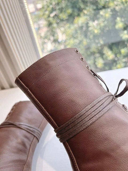Женские ботинки MIU MIU Premium - Brown